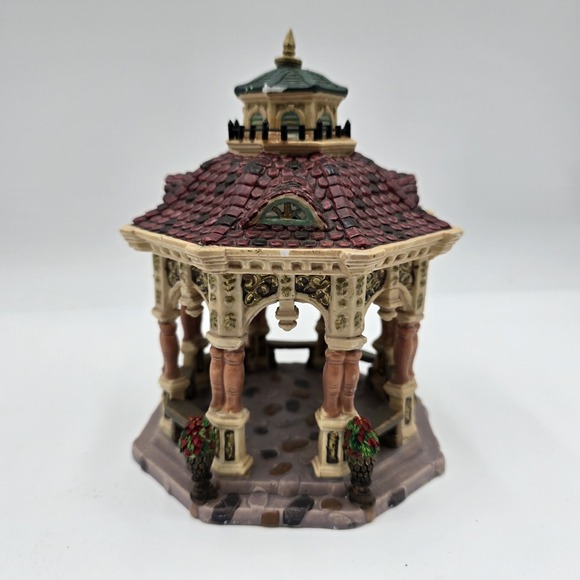 Lemax Other - Lemax Village Collection Gilded Gazebo 53532 Table Accent 2005 FLAW